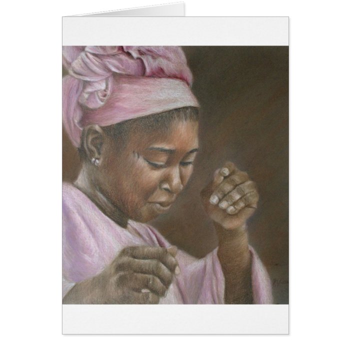 Fulani Woman Dancing Greeting Cards