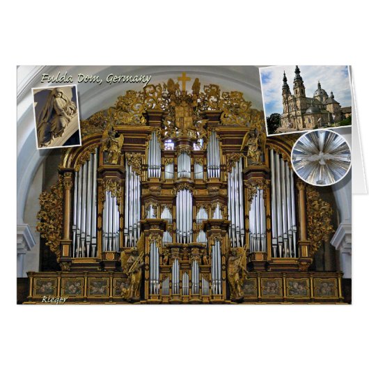 Fulda Cathedral organ Cards (Front Horizontal)