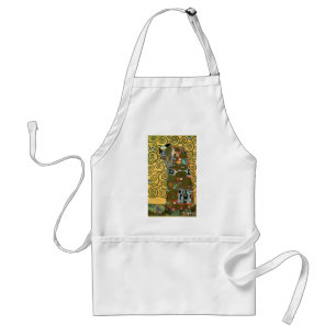 Fulfillment aka The Embrace by Gustav Klimt Adult Apron