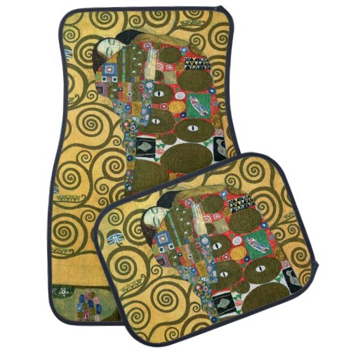 Fulfillment aka The Embrace by Gustav Klimt Car Mat