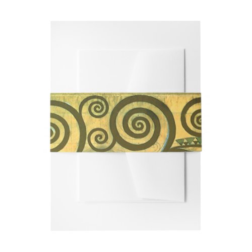 Fulfillment aka The Embrace by Gustav Klimt Invitation Belly Band