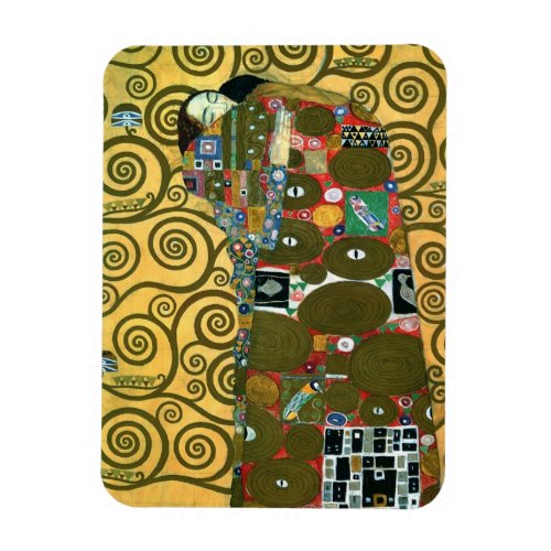 Fulfillment aka The Embrace by Gustav Klimt Magnet