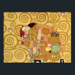 Fulfillment  c.1905-09 poster<br><div class="desc">Fulfillment | by Gustav Klimt | Art Location: MAK (Austrian Museum of Applied Arts) Vienna,  Austria | Austrian Artist | Image Collection Number: XAM227195</div>