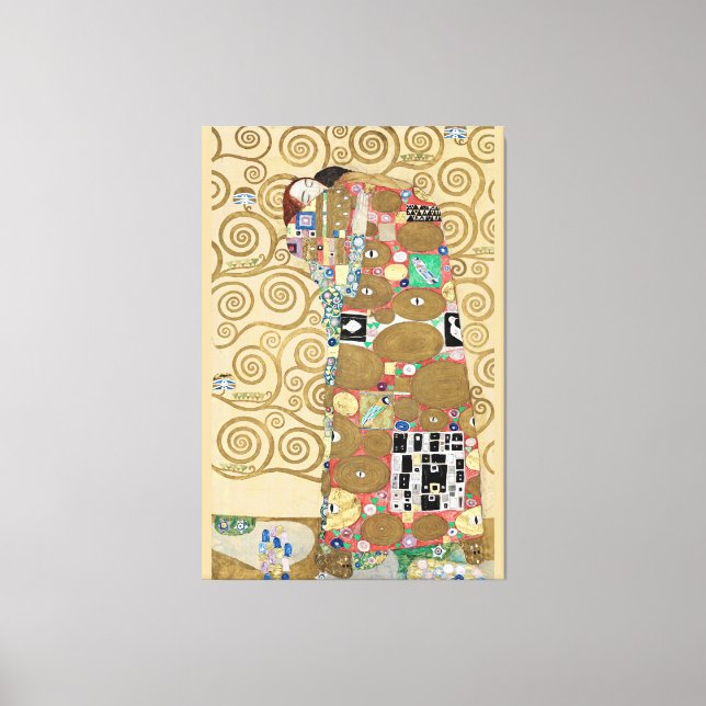 Fulfillment, Gustav Klimt Canvas Print (Front)