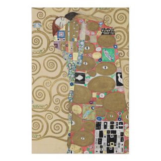 Fulfillment, Gustav Klimt Faux Canvas Print
