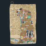Fulfillment, Gustav Klimt Golf Towel<br><div class="desc">Fulfillment,  Gustav Klimt</div>