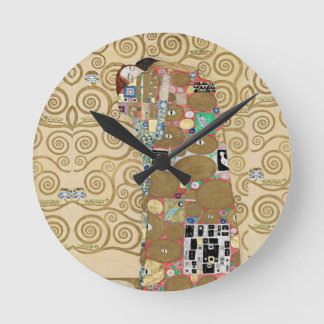 Fulfillment, Gustav Klimt Round Clock