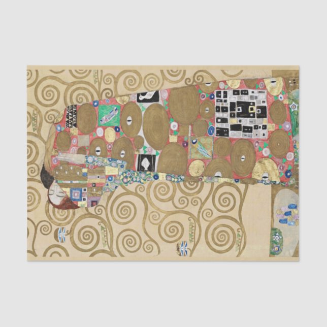 Fulfillment, Gustav Klimt Tissue Paper (Front)