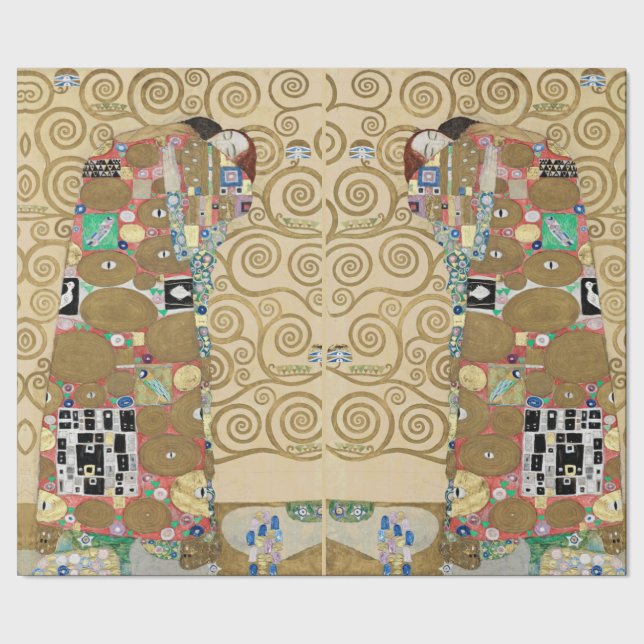 Fulfillment, Gustav Klimt  Wrapping Paper (Seam)