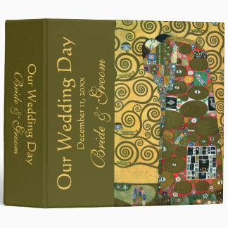 Fulfillment (The Embrace) by Gustav Klimt Wedding Binder