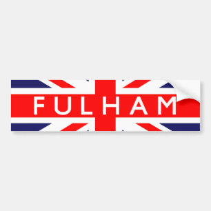 Fulham : British Flag Bumper Sticker
