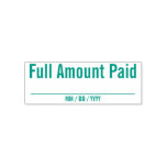 [ Thumbnail: "Full Amount Paid" Rubber Stamp ]