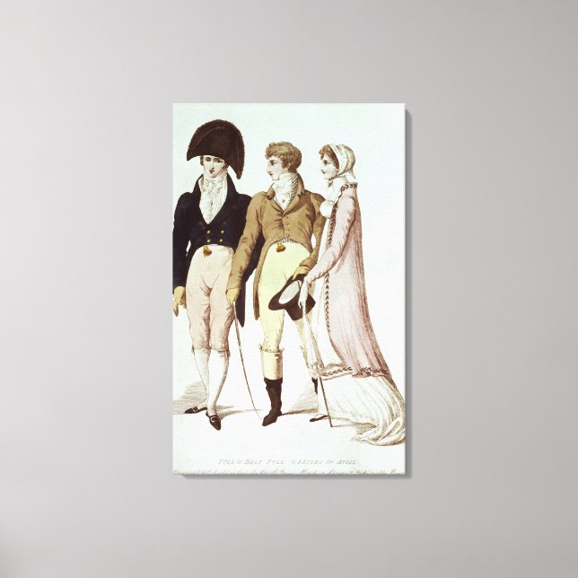 Full and Half Full Dresses for April Canvas Print (Front)