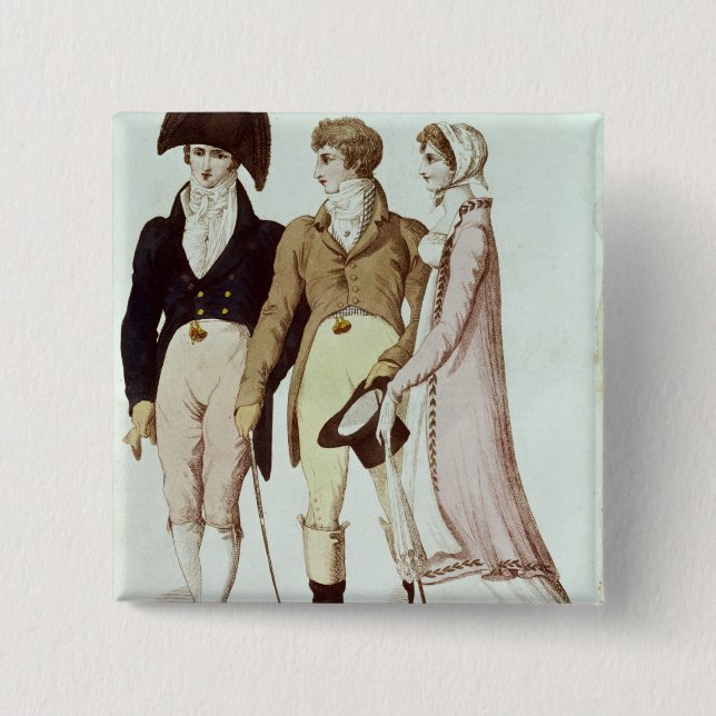 Full and Half Full Dresses for April Pinback Button (Front)