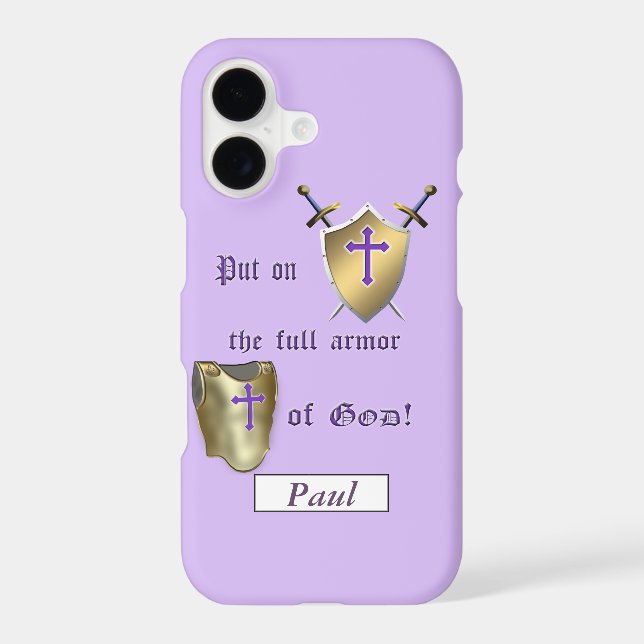 Full Armor of God Iphone Case (Back)