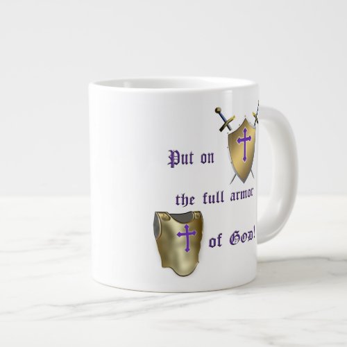 Full Armor of God Large Coffee Mug