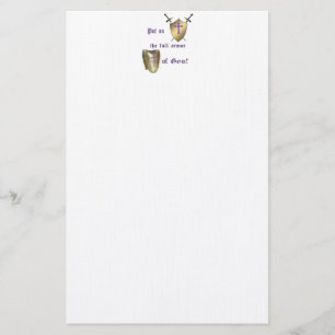Full Armor of God Stationery