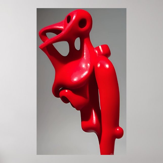 Full as a Tick - Ken Gage Surreal Art Poster (Front)