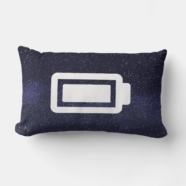 Full Batteries Minimal Lumbar Pillow (Front)