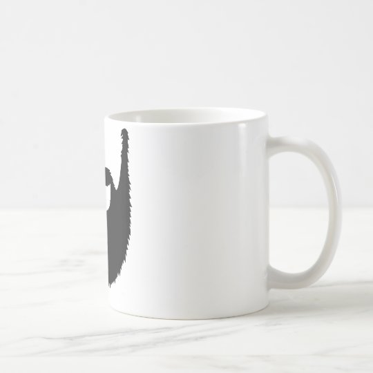 Full beard coffee mug