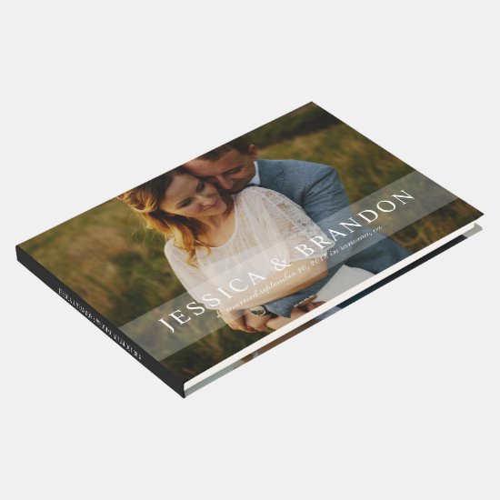 Full Bleed Photo Wedding or Special Occasion Guest Book