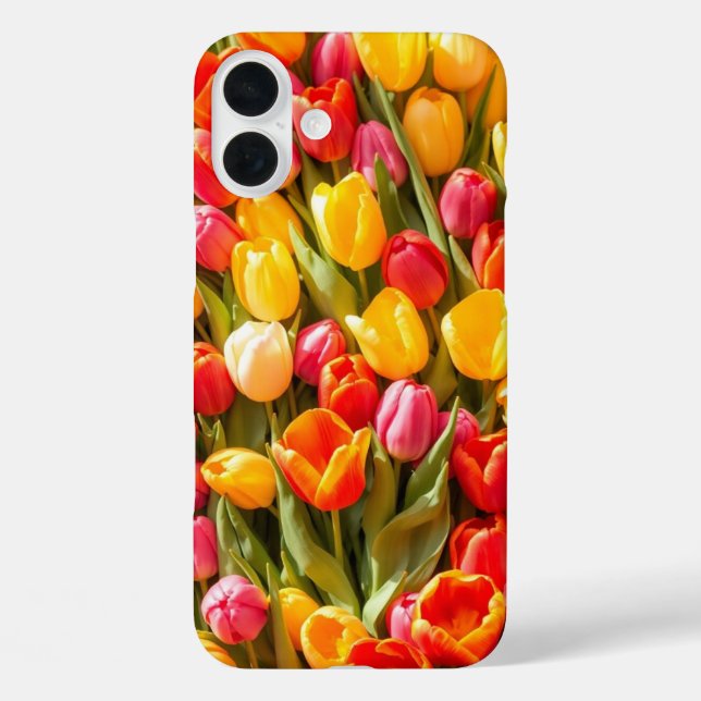 Full Bloom Tulips Case-Mate iPhone Case (Back)