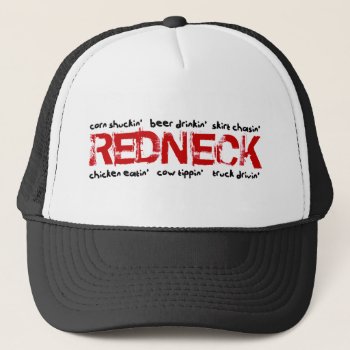 Full Blown Redneck Trucker Hat by RedneckHillbillies at Zazzle