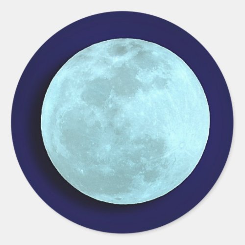 Full Blue Moon Stickers