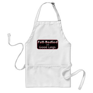 full bodied wine adult apron