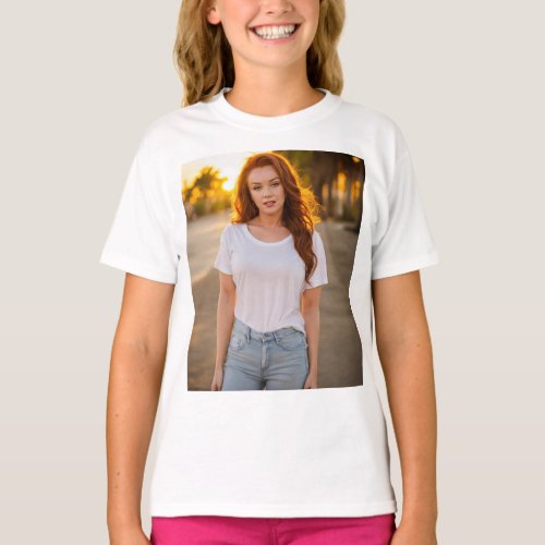 full body photo of one marilyn monroe type model w T_Shirt