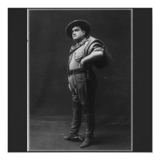 Full Body Portrait of Enrico Caruso Poster Zazzle