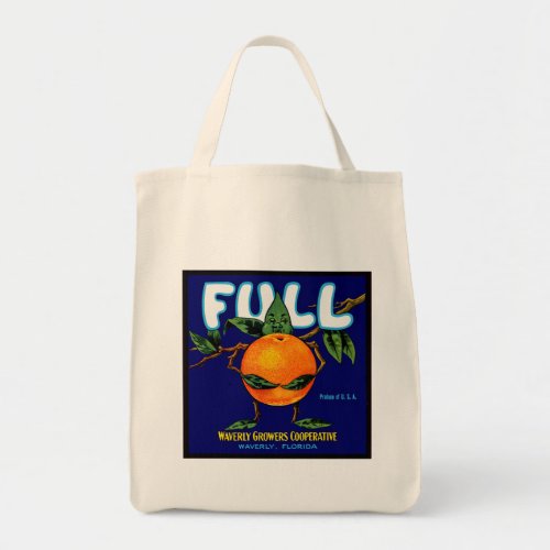 Full Brand Oranges Label Tote Bag