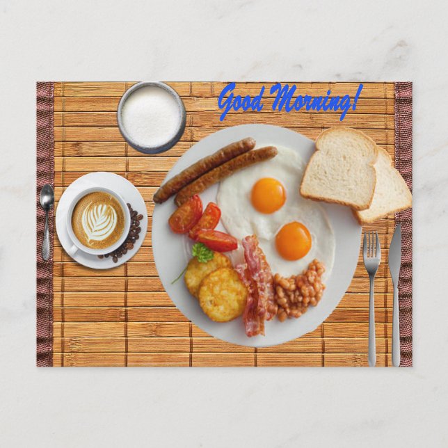 Full Breakfast  Postcard (Front)