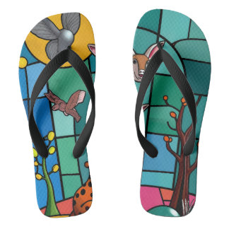 full-color 3D Flip Flops