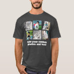 Full Color 6 Photo Mosaic Picture Collage T-Shirt
