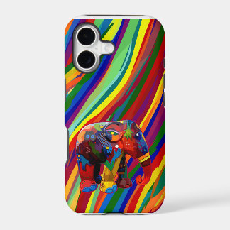 Full color abstract Elephant Phone Case