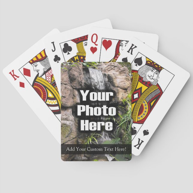 Full Color Custom Photo/Text Playing Cards (Back)