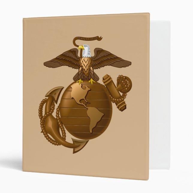 Full-Color EGA - Bronze 3 Ring Binder (Front/Inside)