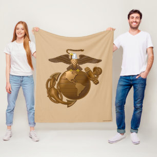 Full-Color EGA - Bronze Fleece Blanket