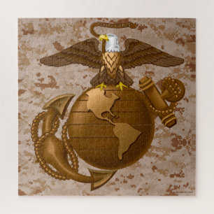 Full-Color EGA - Bronze Jigsaw Puzzle