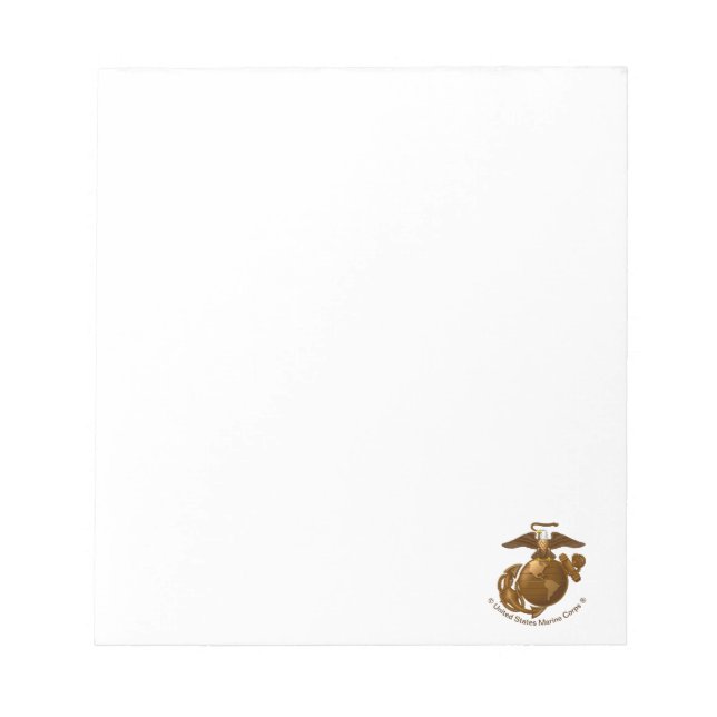 Full-Color EGA - Bronze Notepad (Front)