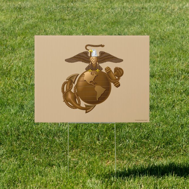 Full-Color EGA - Bronze Sign (Insitu)