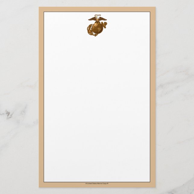 Full-Color EGA - Bronze Stationery (Front)