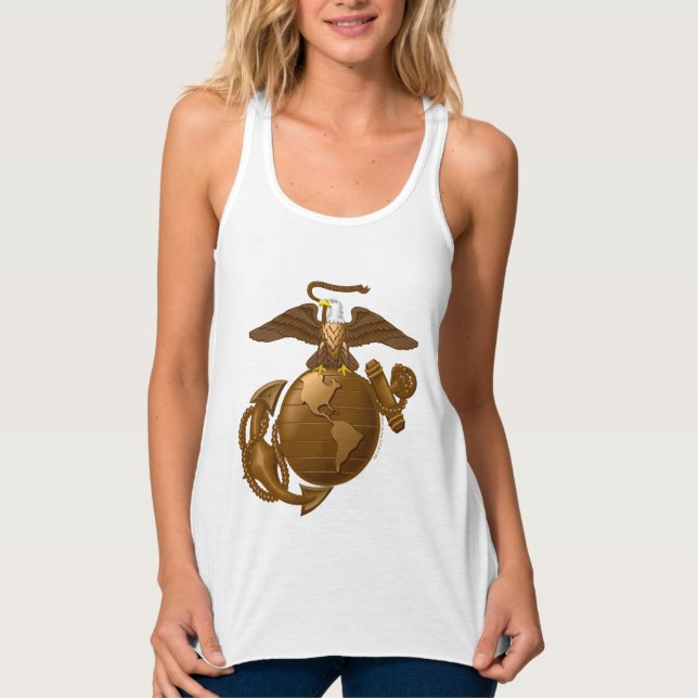 Full-Color EGA - Bronze Tank Top (Front)