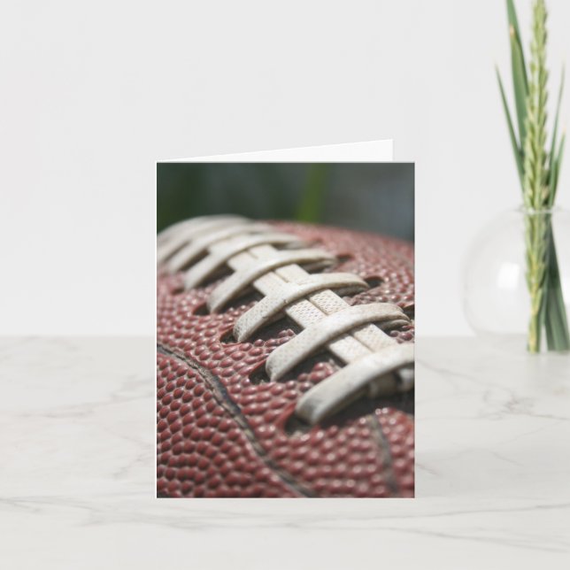 Full Color Football Notecard (Front)