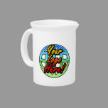Full Color Logo Corporate Gift Custom Drink Pitcher