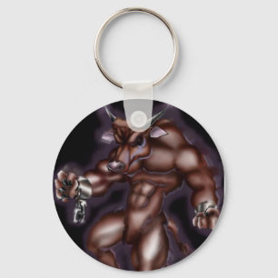 Full Color Minotaur Keychain