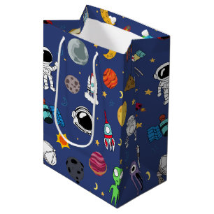 Full Color Space Invasion Medium Gift Bag