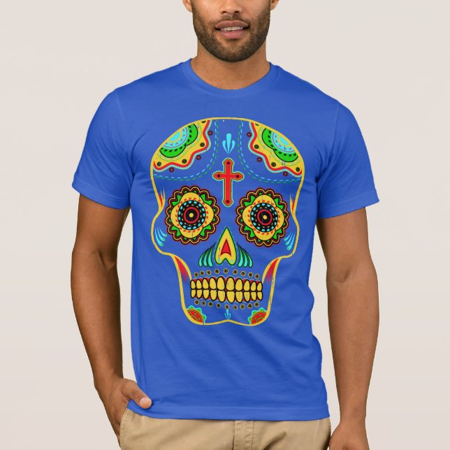 Full color sugar skull T-Shirt (Front)