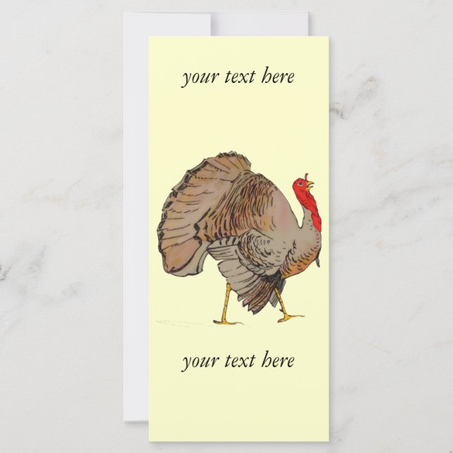 Full Color Thanksgiving Turkey (Front)